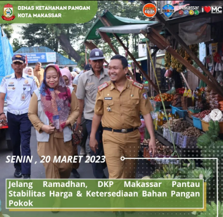 Jelang Ramadhan, DKP Makassar Pantau Stabilitas Harga dan Ketersediaan Pangan di Pasar